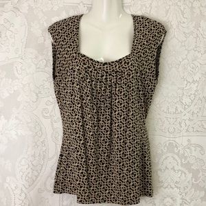 Classiques entier geometric tank top black M